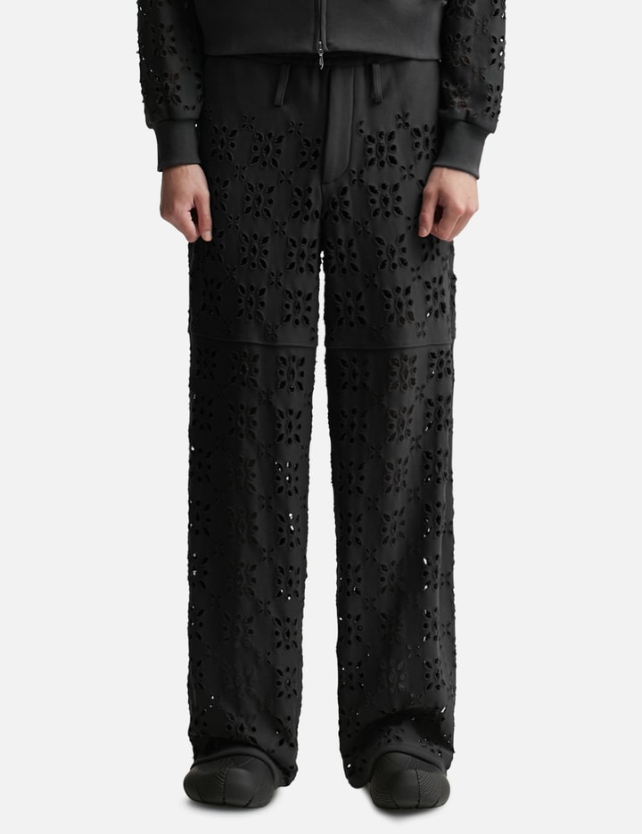 FLOWER HOLE SWEAT PANTS Placeholder Image