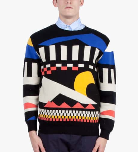 Henrik Vibskov Multicolor Print Silly Knit Piccadilly Sweater HBX