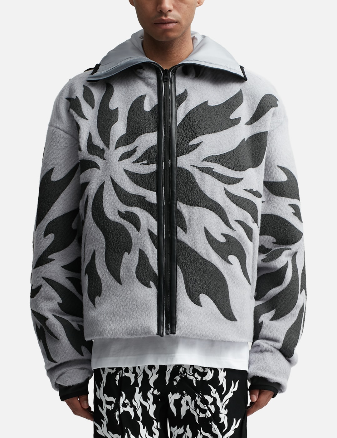 FRAGMENT FLEECE ZIP-UP HOODIE view 13
