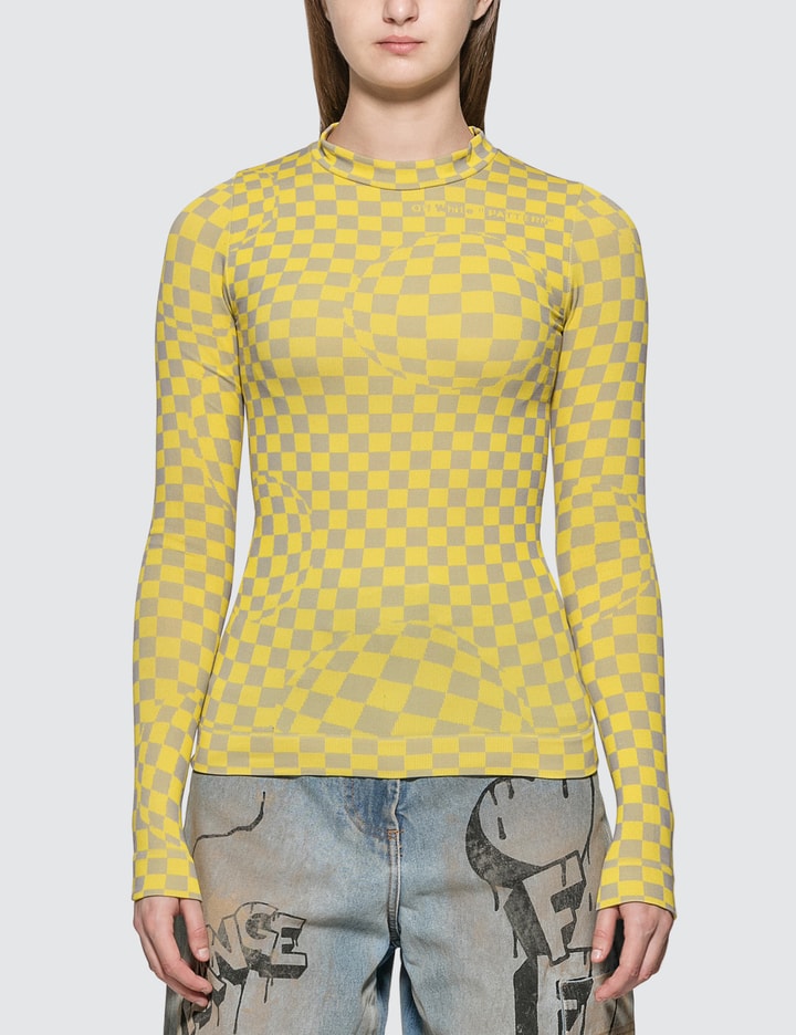 Bubble Check Long Sleeve T-shirt Placeholder Image