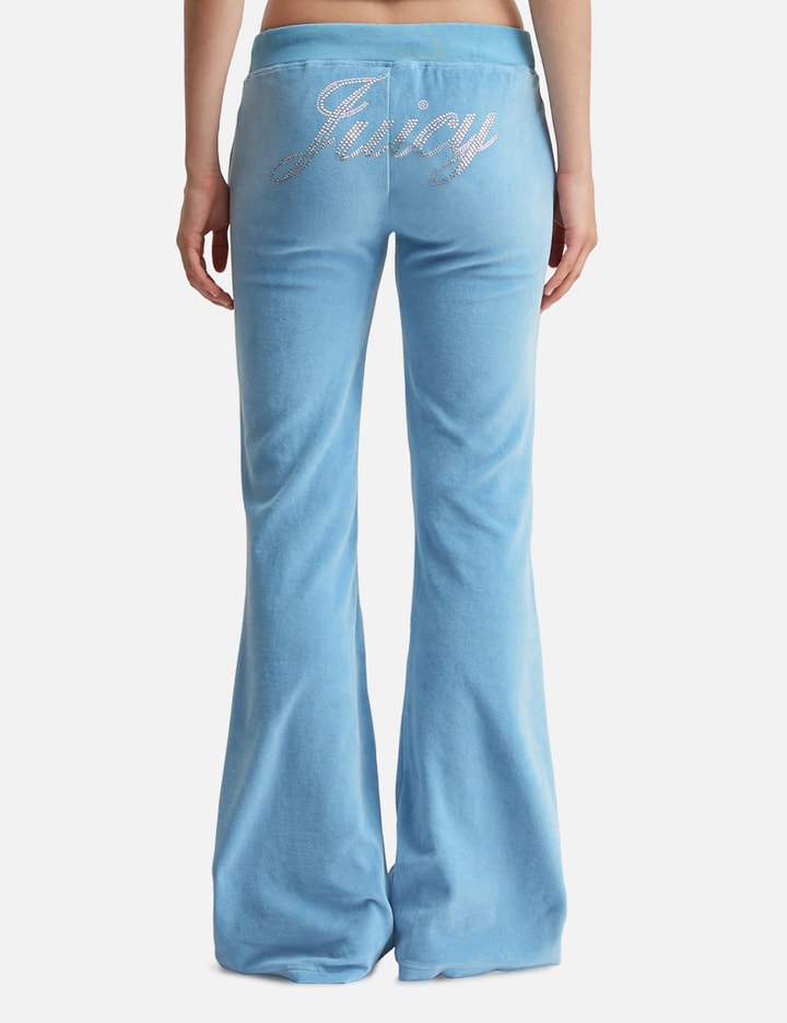 Sporty & Rich Sporty & Rich X Juicy Couture Script Velour Sweatpant