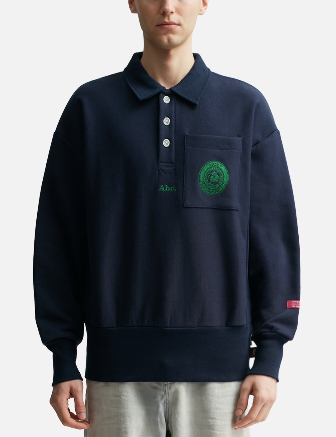 Critical Thinking Collared Crew Polo Shirt view 18