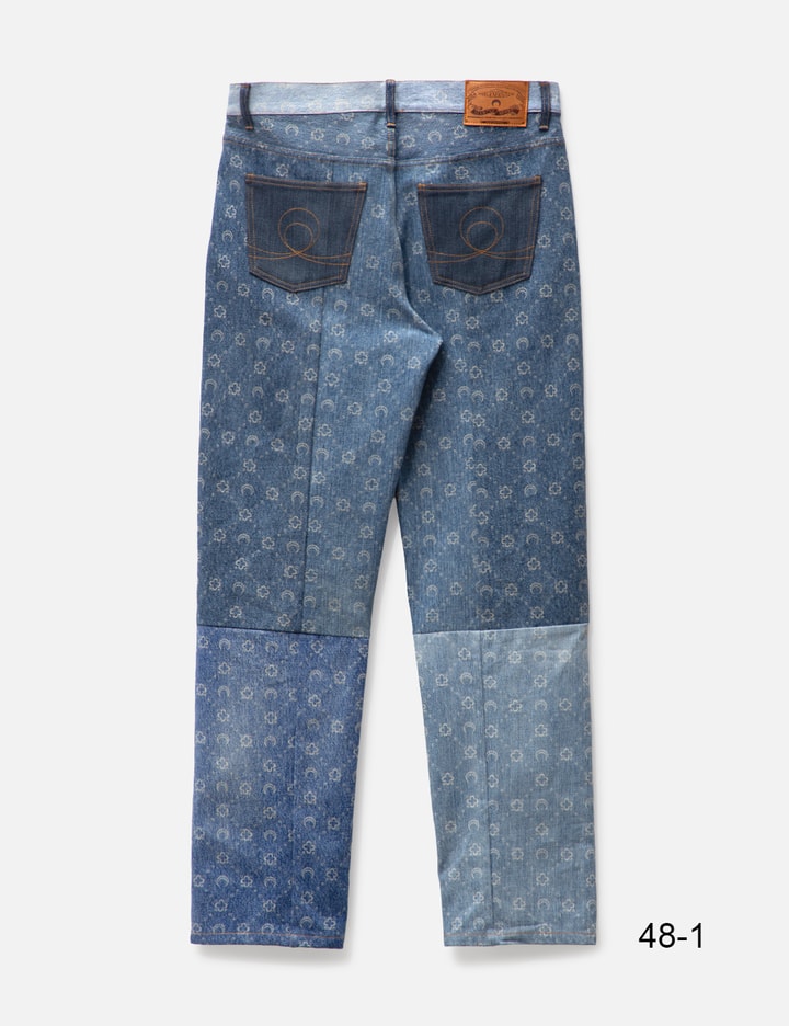 Louis Vuitton, Jeans, Louis Vuitton Monogram Patch Denim Jeans Size 6