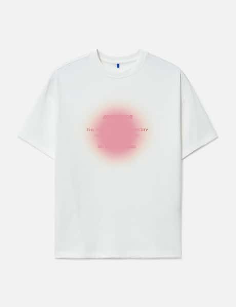 Ader Error Pink Graphic Semi-oversized Fit T-shirt