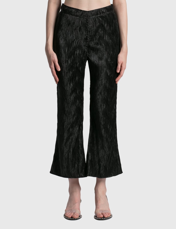 Pleated Satin Pants Placeholder Image