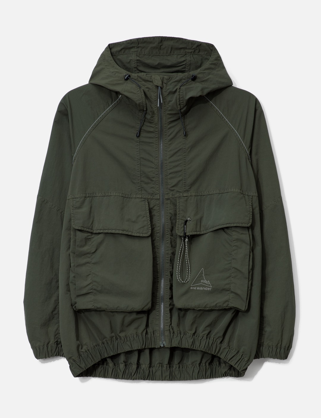 X And Wander Garment Dye Nylon Hooded Jacket view 7