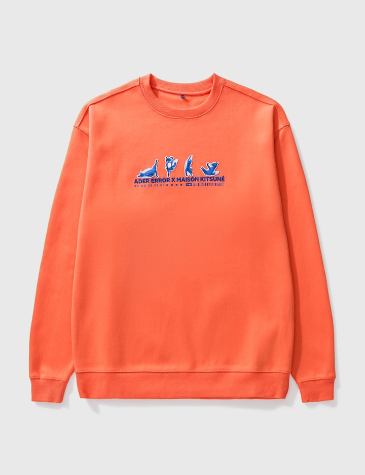 Maison Kitsuné x Ader Error Yoga Blue Fox Sweatshirt Placeholder Image