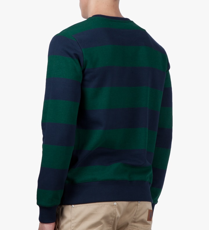 Dark Navy Rugby Stripe Sweater Placeholder Image