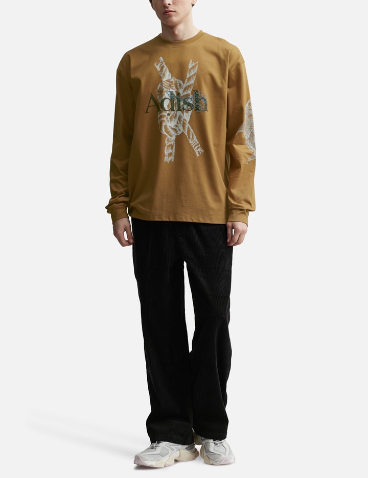 Shop Adish By Small Talk Jersey Long Sleeve In Yellow