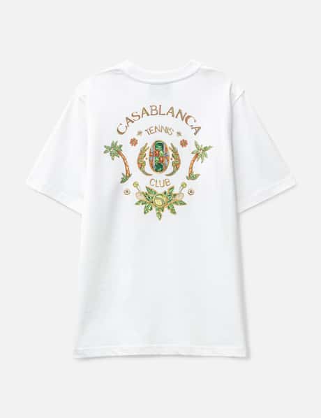 Casablanca ジョヨー ダフリーク テニス クラブ プリント Tシャツ