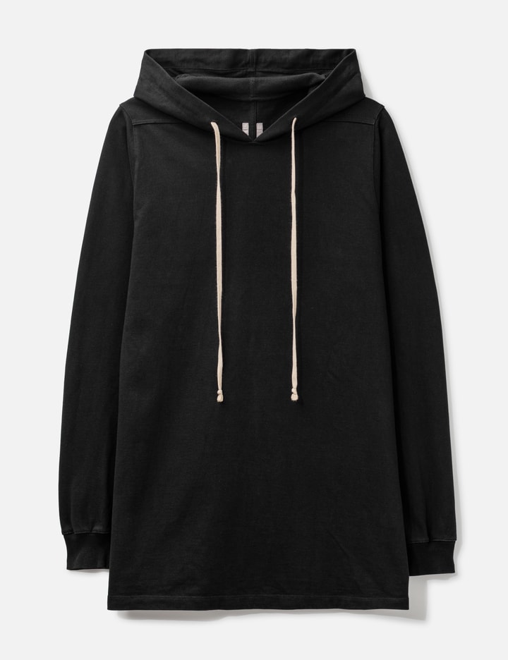 Rick Owens Black Long Hoodie