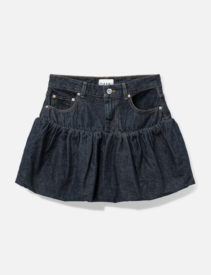 Ganni Skirt In Rinse Denim