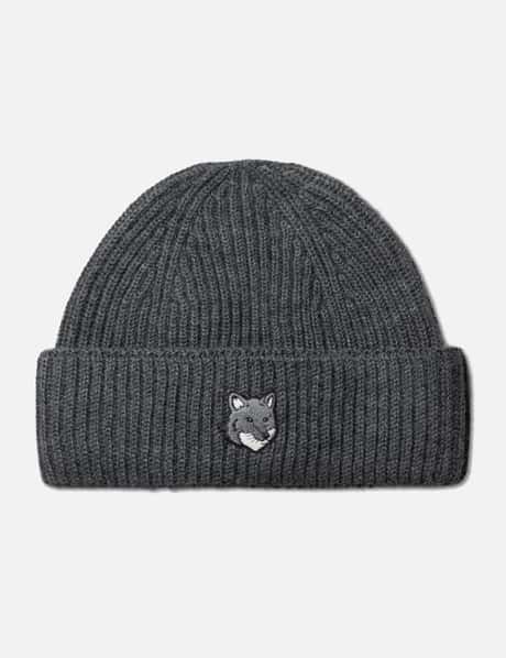 메종 키츠네 Fox Head Large Beanie