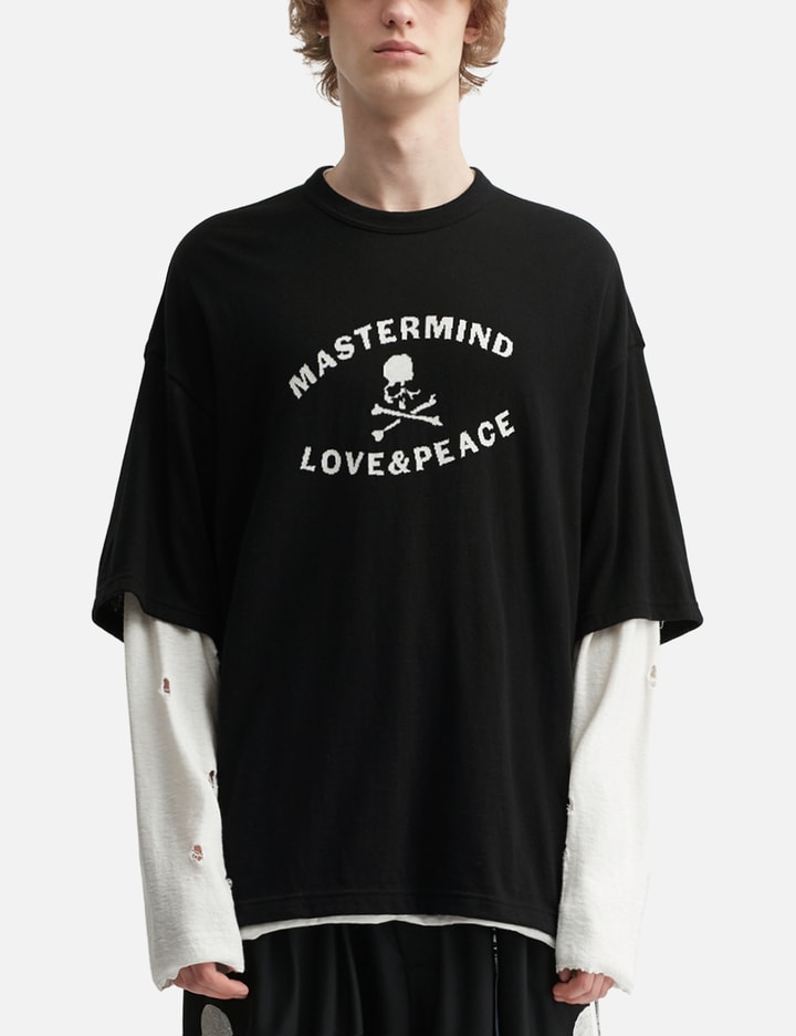 Mastermind World Reversible Distressed Tee