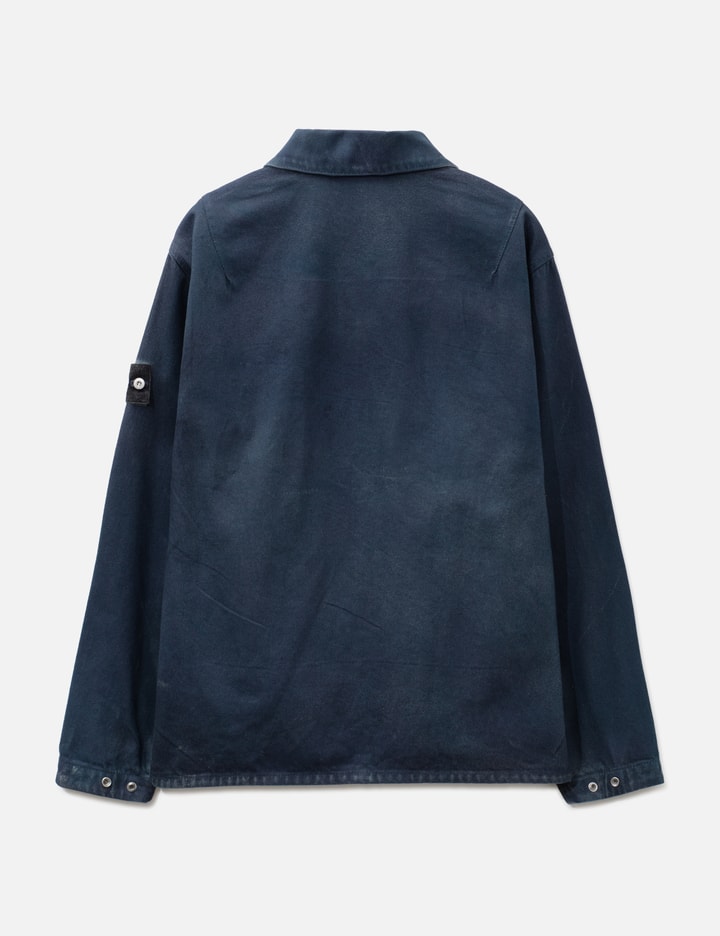 Stone Island Hand Sprayed Reflective Zip-Up Overshirt
