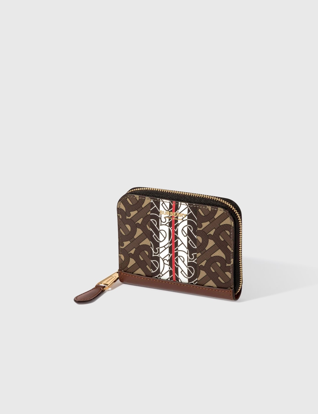 Burberry - TB Monogram E-canvas Zip Around Wallet | HBX - Globally Curated  Fashion and Lifestyle by Hypebeast