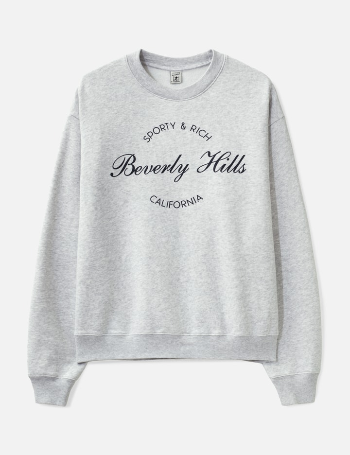 Sporty & Rich Beverly Script Crewneck