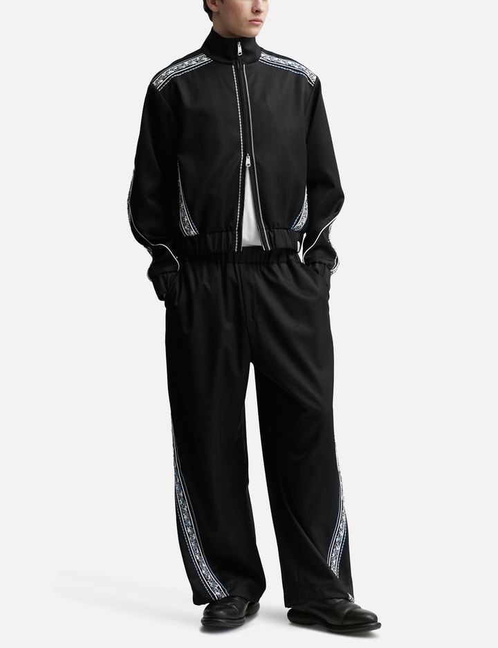 Shop Ader Error Lawn Trousers In Black