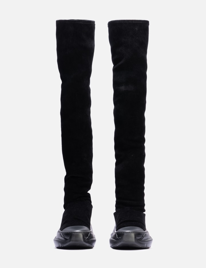 릭 오웬스 다크쉐도우 Corduroy Stocking Ramone Sneakers