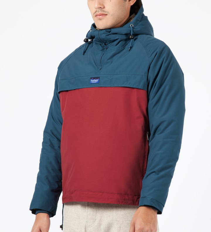 Petrol/Red ELK Pullover Hooded Anorak Placeholder Image