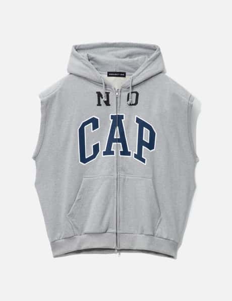 PROJECT G/R Boxy Sleeveless Zip Hoodie