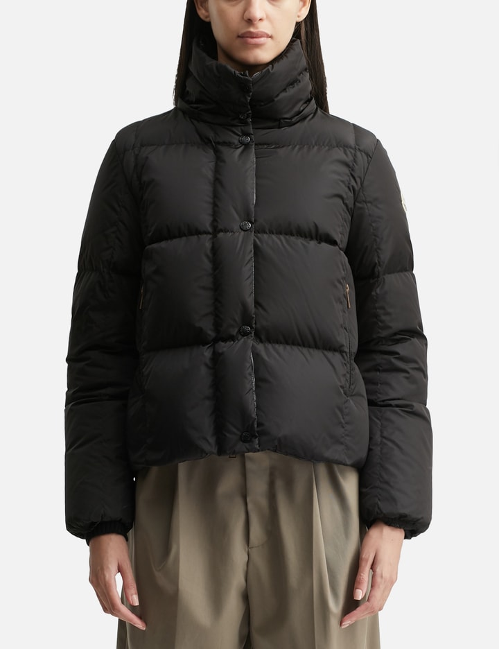 Castelnou Square-Quilted Hooded Short Down Jacket Placeholder Image