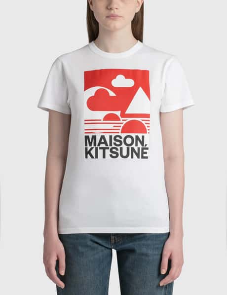 Maison Kitsune Red Anthony Burrill Classic T-shirt