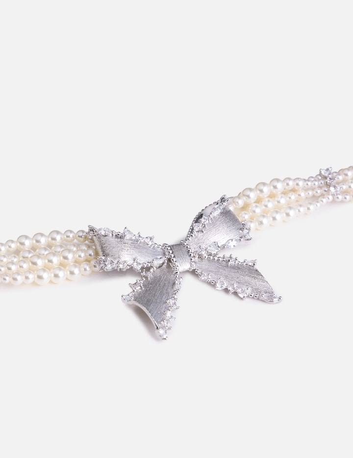 YVMIN SHUSHU/TONG × YVMIN Bowknot Beaded Necklace