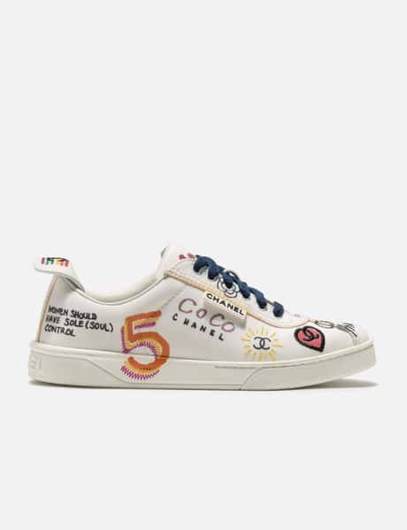 Chanel x Pharrell Capsule Collection Canvas Sneakers Size 39.5 Woman NEW
