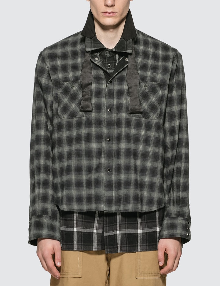 Ombre Check Shirt Placeholder Image