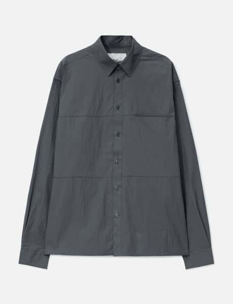 Observe Crinkle Cotton Panel Shirt