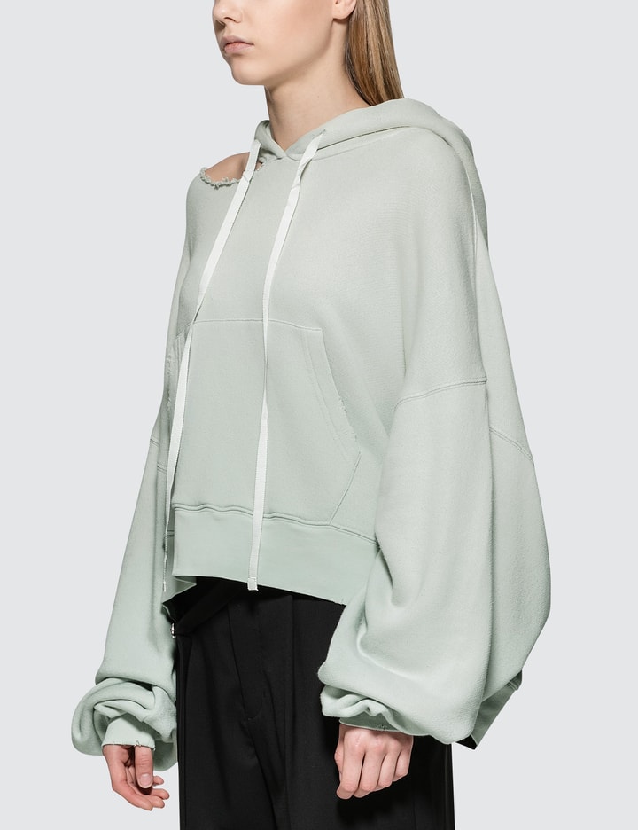 Terry Hoodie Cut Chopped Hoodie Placeholder Image