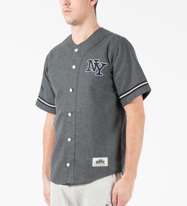 Grey Mr. November Baseball Jersey Placeholder Image