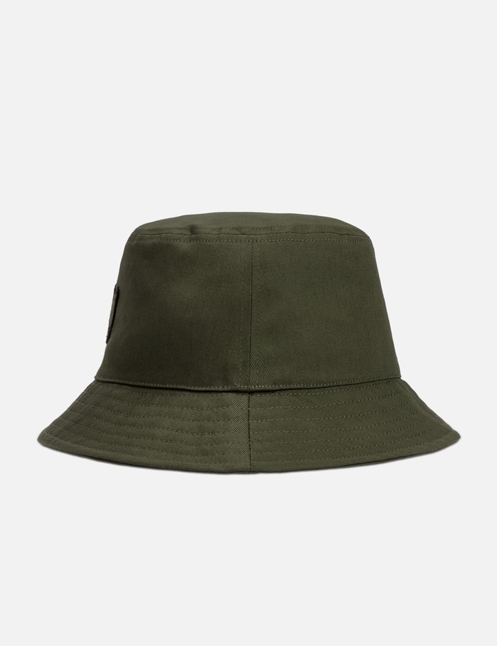Shop Maison Kitsuné Fox Head Patch Bucket Hat In Green