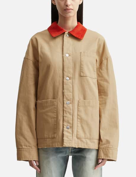 A.P.C. A.P.C. x Marc Jacobs Stoned Canvas Unisex Jacket