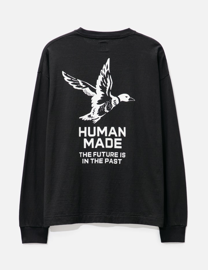 Shop Human Made Graphic L/s T-shirt In Black
