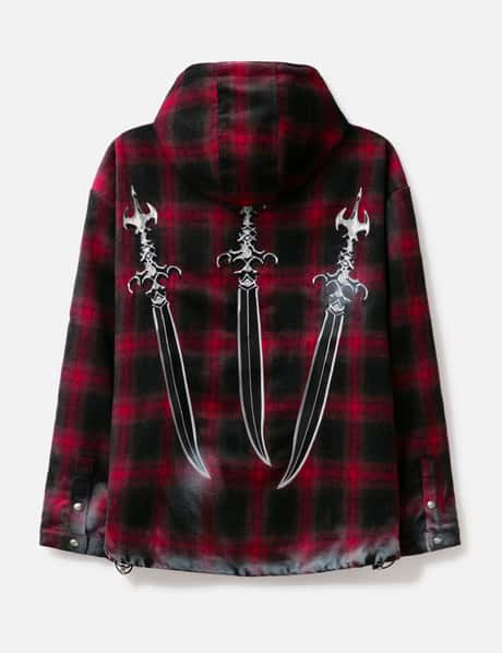 THUG CLUB - Arab Sword Flannel Zip-up | HBX - Globally Curated 