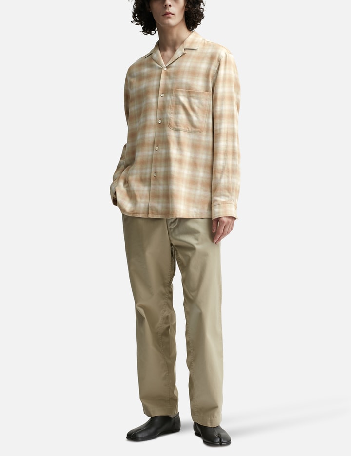 Ombre Check Open Collar Shirt Placeholder Image