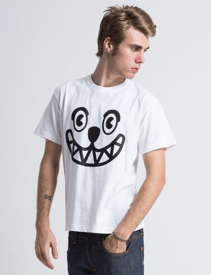 White Dog Face T-Shirt Placeholder Image