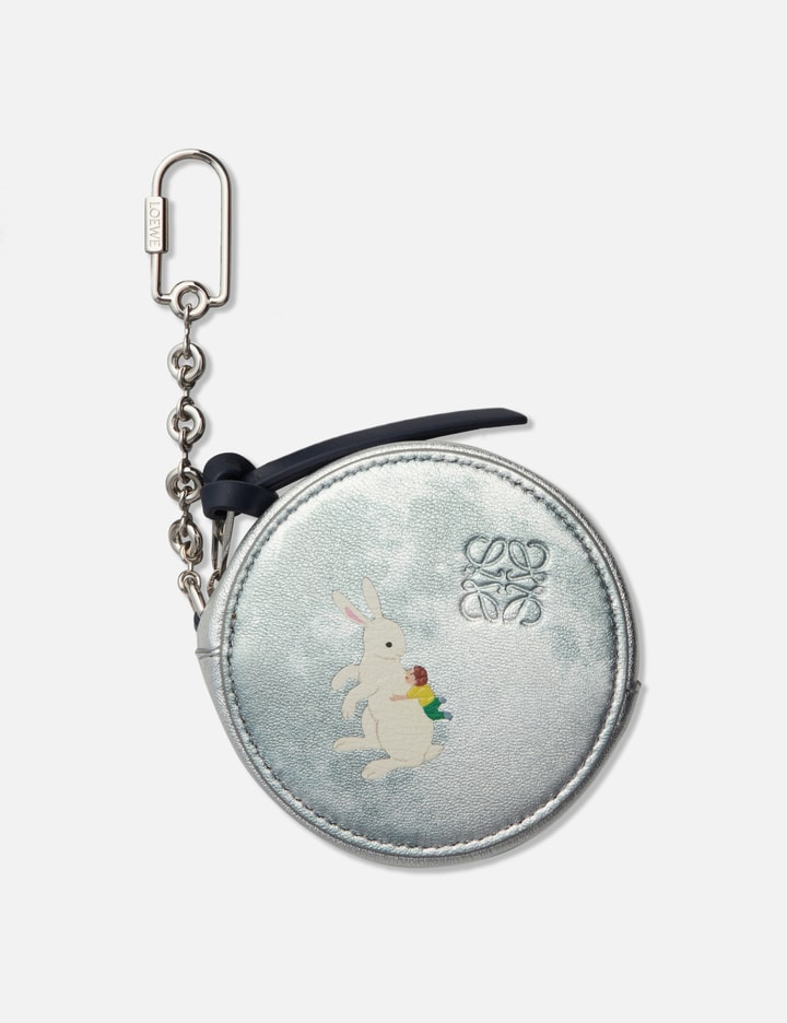 Loewe Bunny Large Cookie Coincase In Silver