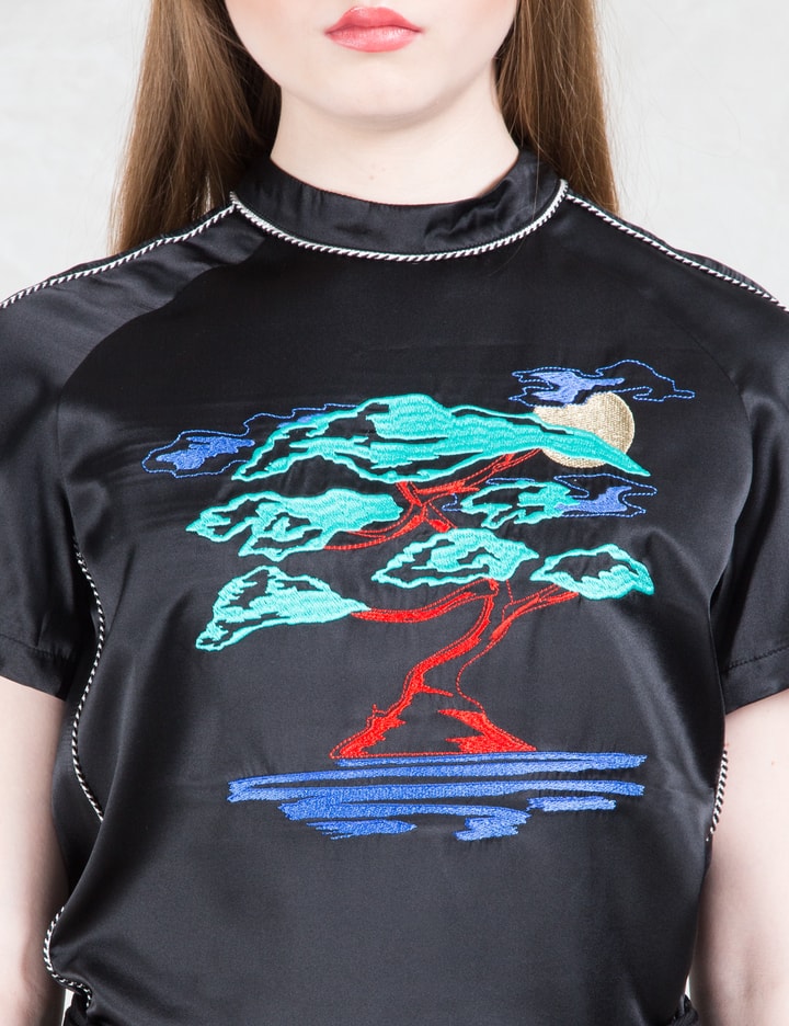 Silk Embroidered Bonsai T-Shirt Placeholder Image