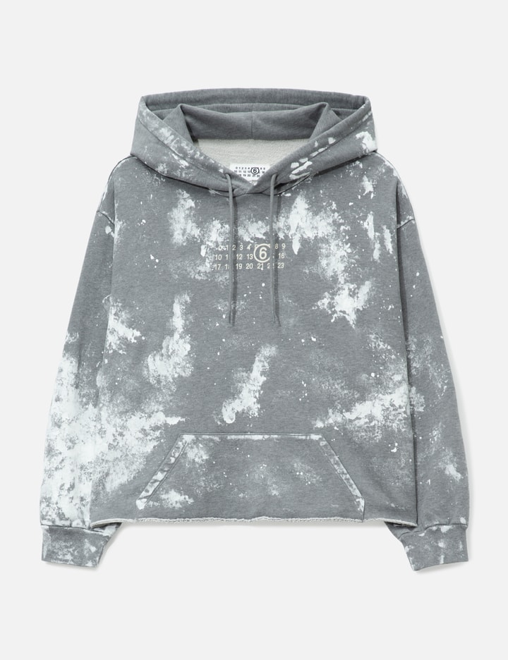 MM6 메종 마르지엘라 Numeric Signature Spray Hoodie