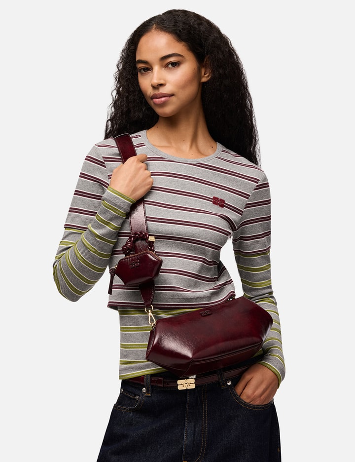 Ganni Bou Bag East/West Shine