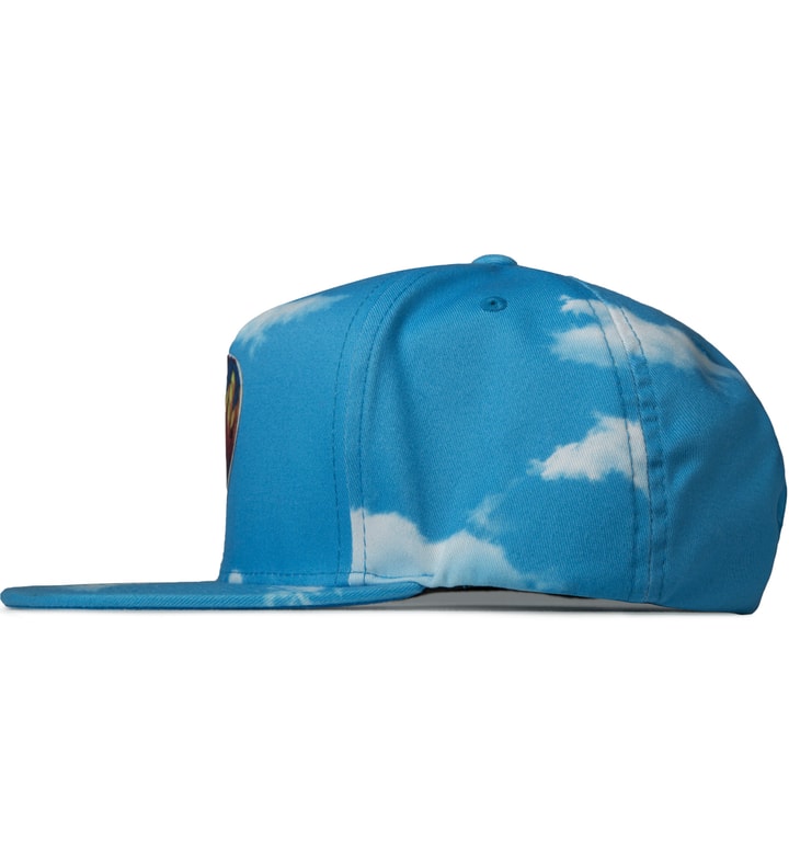 Blue Balloon Kitty Snapback Cap Placeholder Image