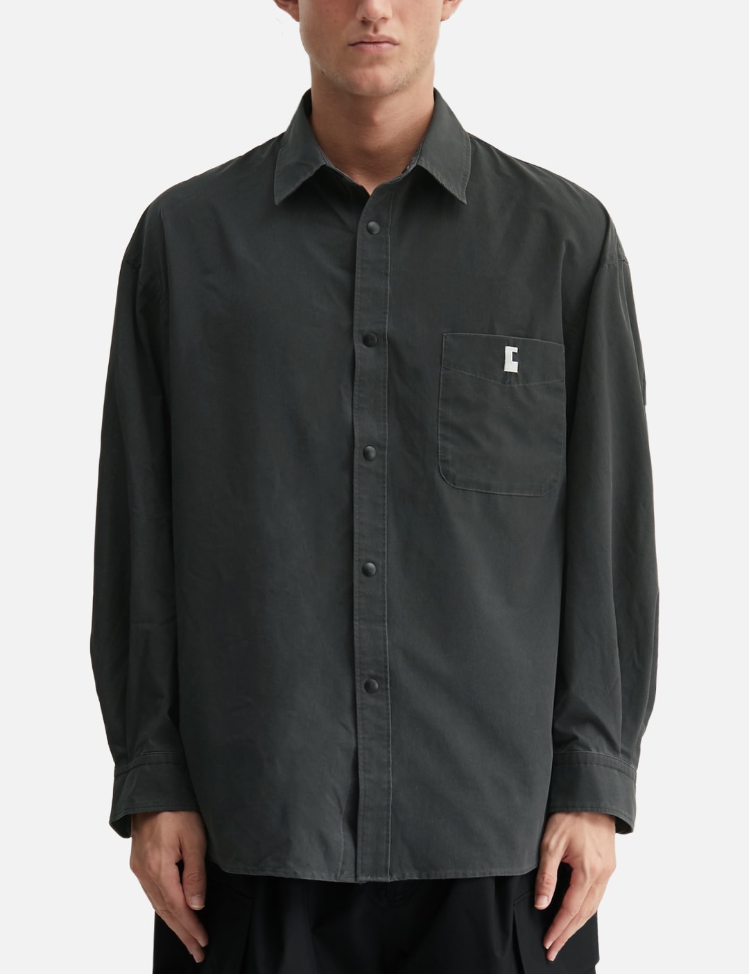 "C”vintage Effect Cooldots® City Uniform L/S Shirt V view 18