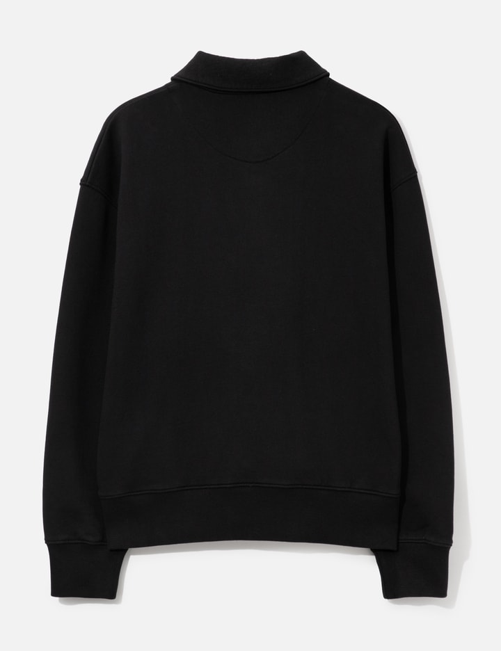 Maison Kitsuné Profile Fox Zipped Polo Sweatshirt