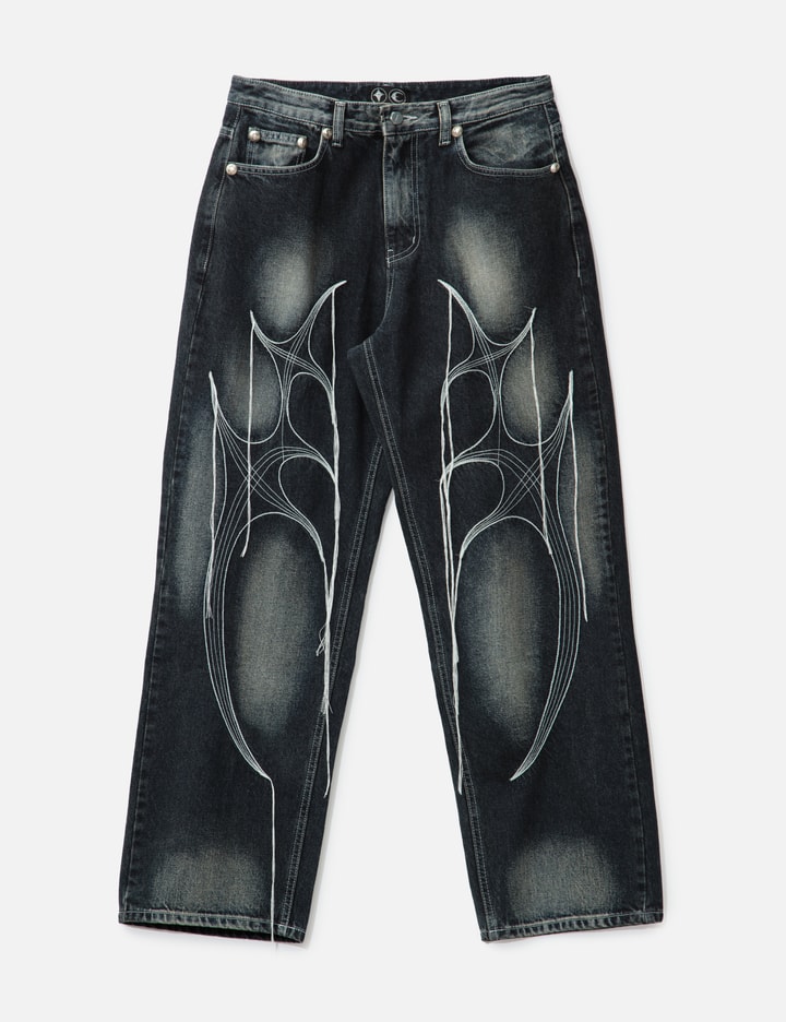 Tribal Embroidered Jeans Placeholder Image