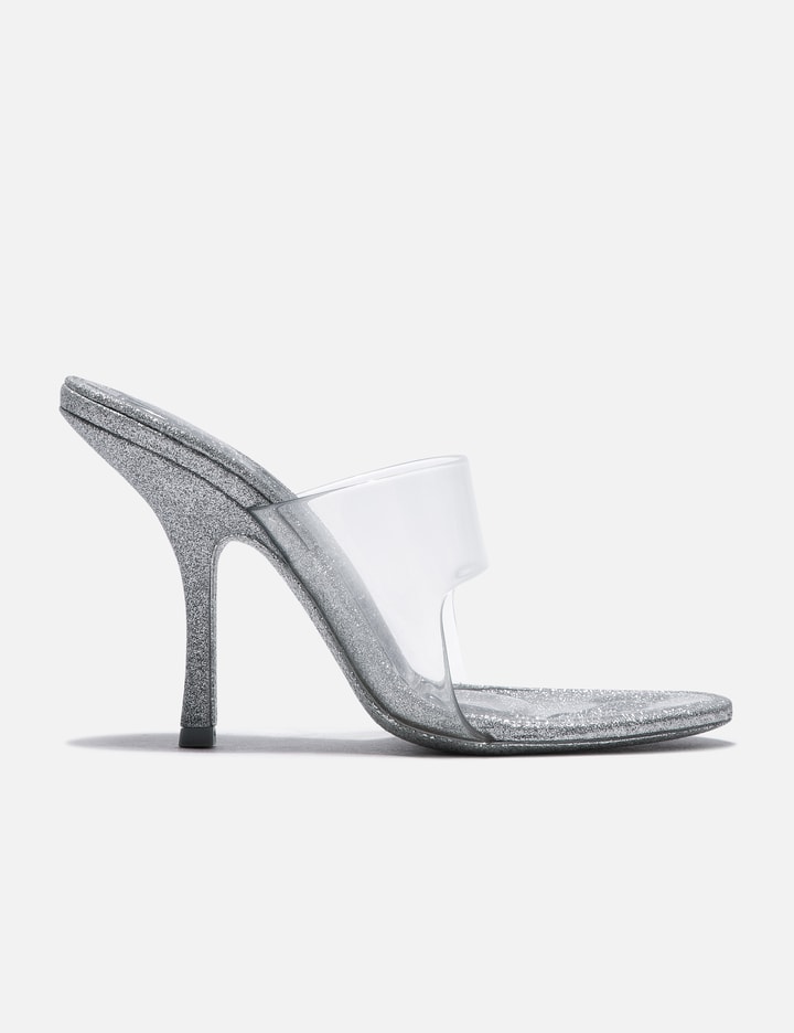 Shop Alexander Wang Nudie Glitter Sandal In Silver