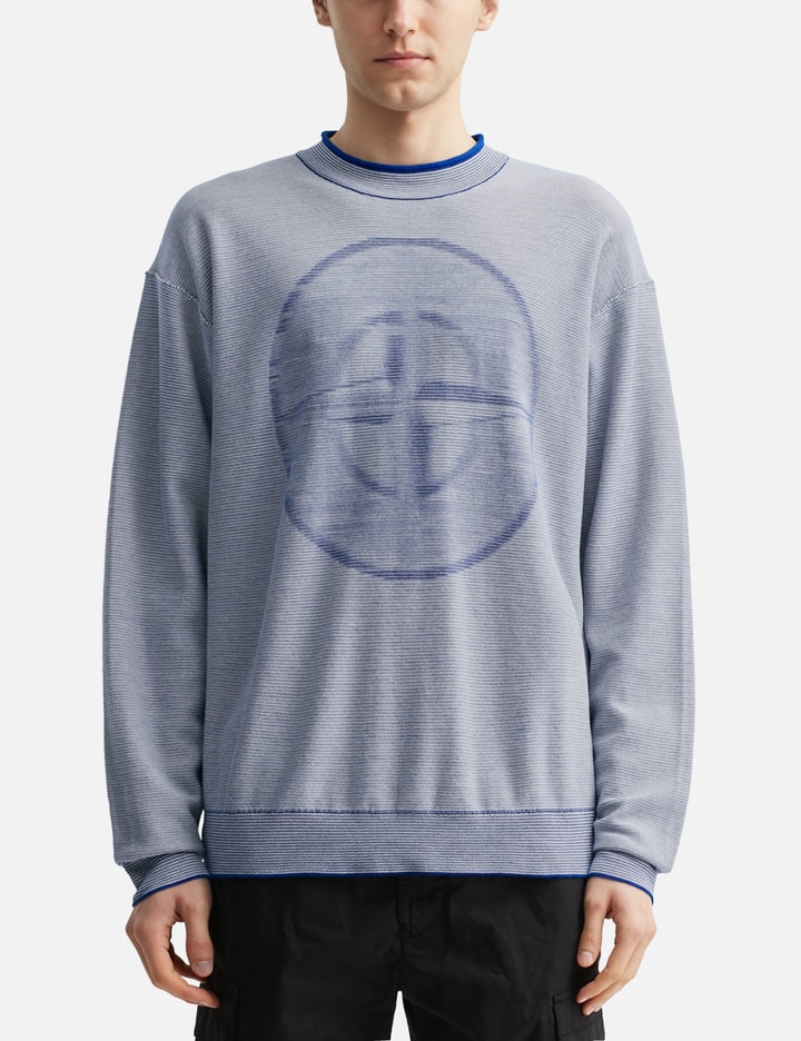 Stone Island Blurred Emblem Knit Sweater