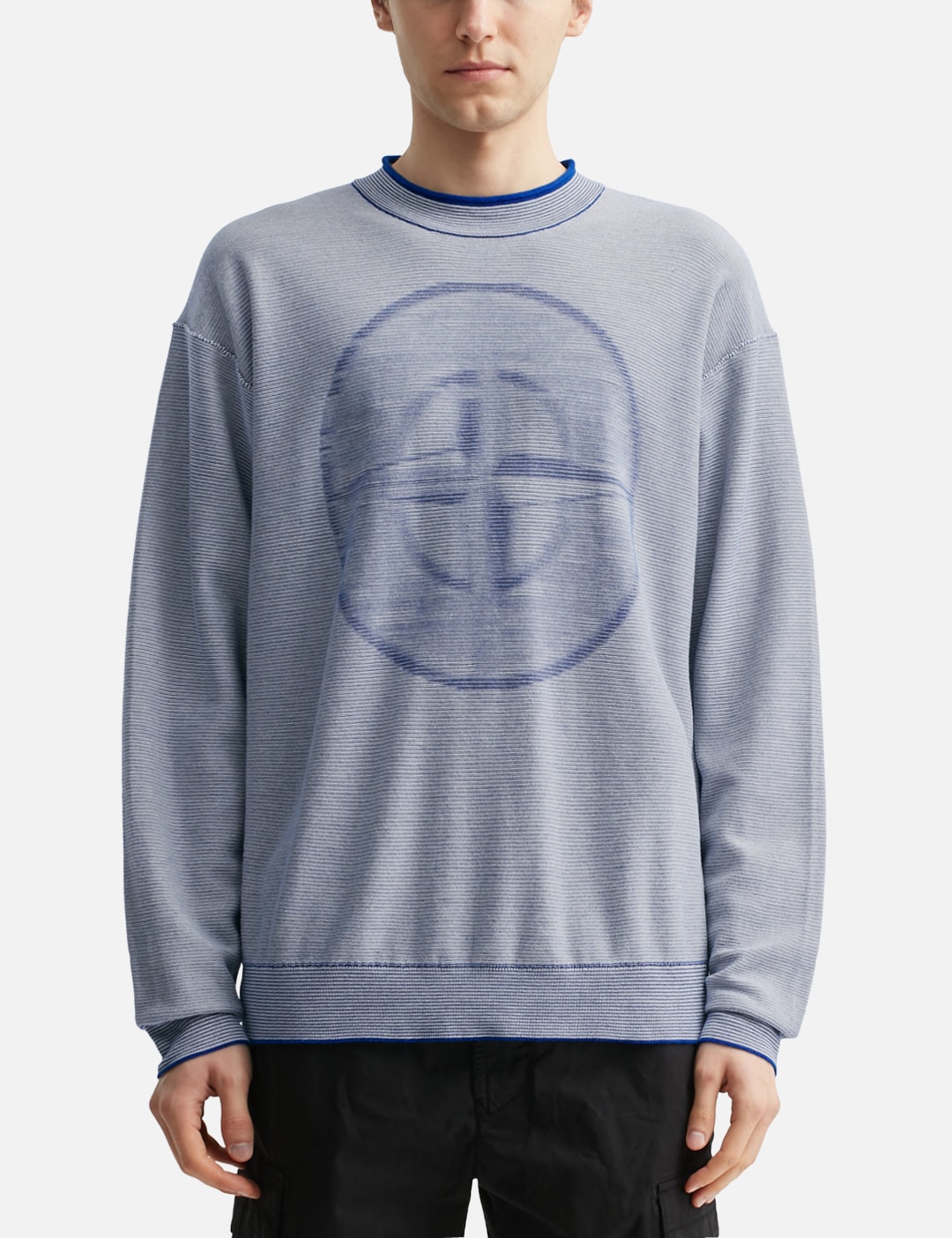 Blurred Emblem Knit Sweater view 18